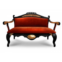 Диван Dragon  граб (Dragon красный,54 Velvet-Lux,Ткань Vilvet Lux)