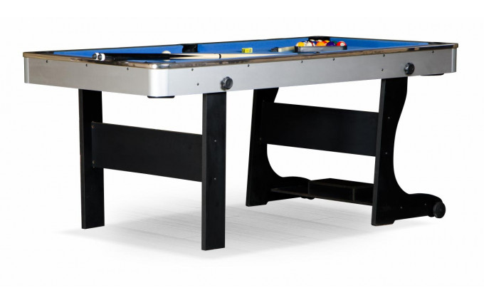 Бильярдный стол для пула Team II 6фт (черный,ЛДСП) Бильярдный стол для пула Team II 6фт (черный,ЛДСП)